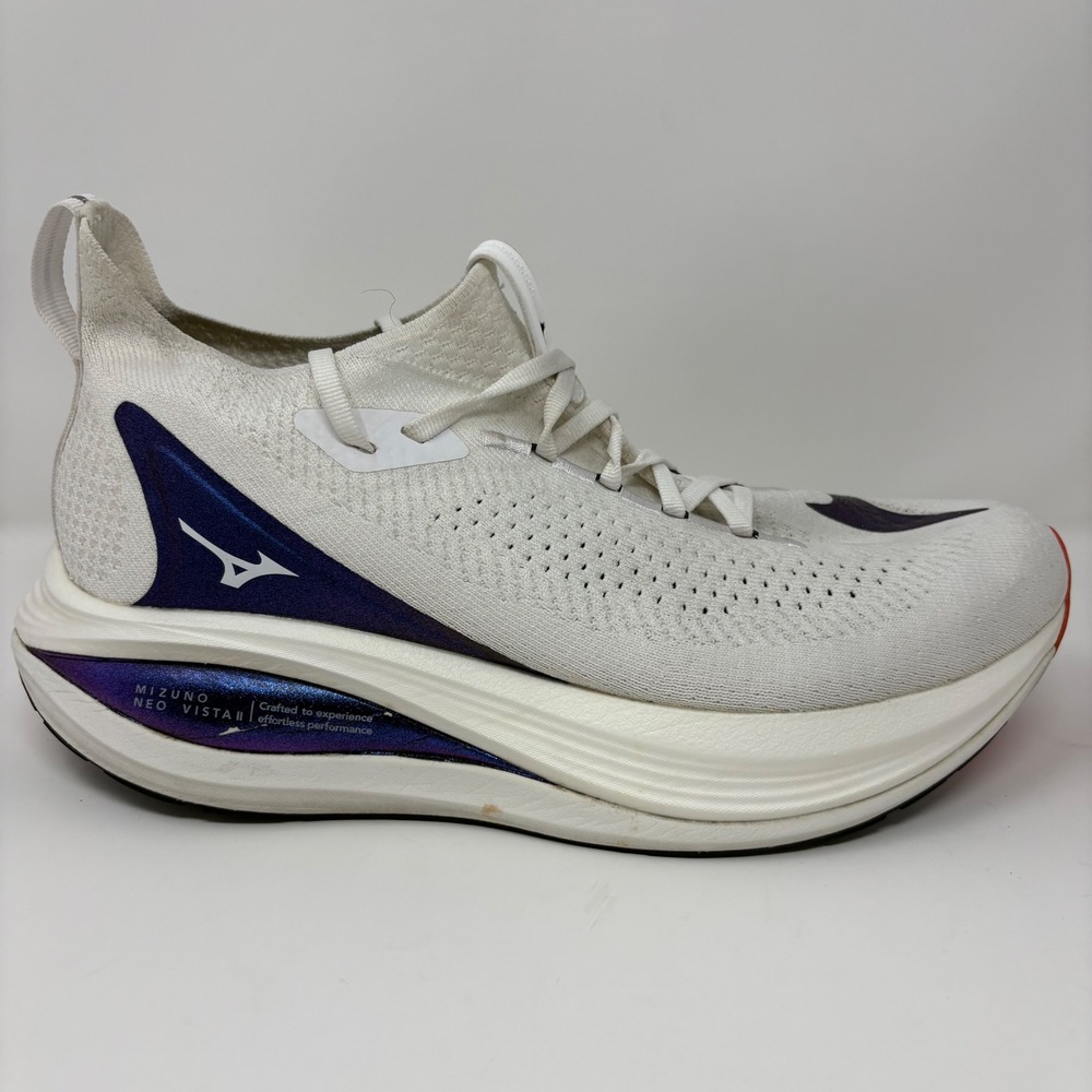 Mizuno Neo Vista 2 Mens Size 10 White Running Shoes (J1GC253401)